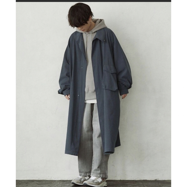 LIDNM MILITARY PIGMENT CAPE COAT - ジャケット・アウター