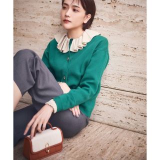 エヌナチュラルビューティーベーシック(N.Natural beauty basic)のプリーツフリルカラーブラウス(シャツ/ブラウス(長袖/七分))