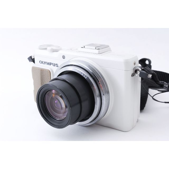 OLYMPUS(オリンパス)のOLYMPUS STYLUS XZ-2 ホワイト【カメラケース付】 スマホ/家電/カメラのカメラ(コンパクトデジタルカメラ)の商品写真