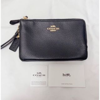 コーチ(COACH)の新品⭐️ コーチ COACH ポーチ ハンドポーチ リストレット 財布(財布)