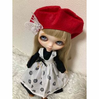 ★ カスタムアイシードール ブライス ★ アウトフィット 花と蝶服