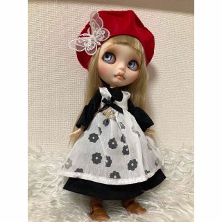 ★ カスタムアイシードール ブライス ★ アウトフィット 花と蝶服