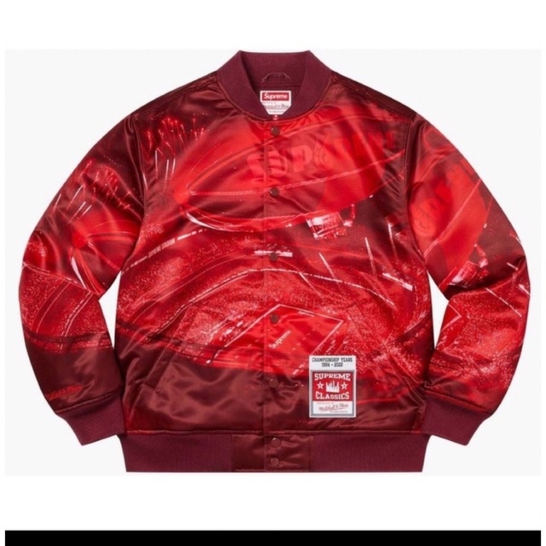 Supreme mitchellu0026ness varsity jacket-