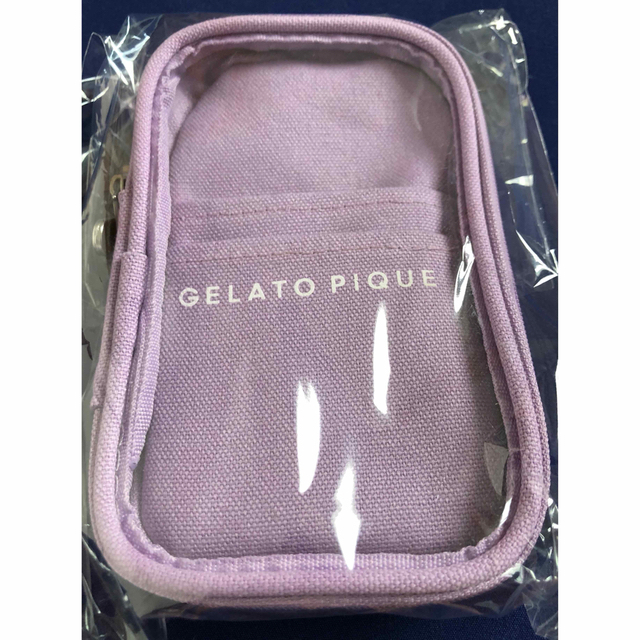 gelato pique(ジェラートピケ)の【新品未使用★タグ付】ジェラートピケ　アクスタケース　キャリーポーチ　紫パープル エンタメ/ホビーのエンタメ その他(その他)の商品写真