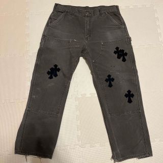 クロムハーツ(Chrome Hearts)のcarhartt カスタムＷニーペインターパンツ(ワークパンツ/カーゴパンツ)