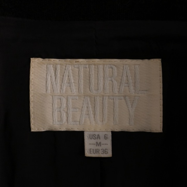 NATURAL BEAUTY BASIC(ナチュラルビューティーベーシック)のナチュラルビューティーベーシック テーラードジャケット コーデュロイ トップス レディース Mサイズ ブラック NATURAL BEAUTY BASIC レディースのジャケット/アウター(テーラードジャケット)の商品写真