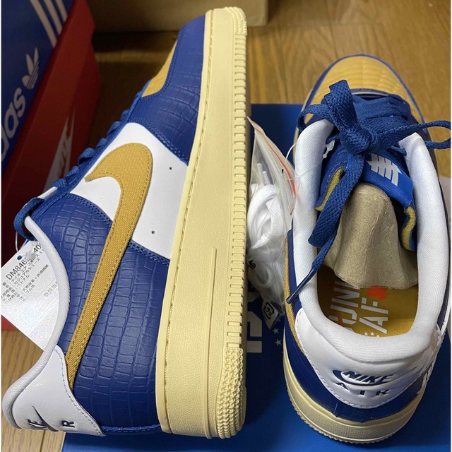 新品レア！NIKE AIR force1 undefeatedコラボ  28.5 3