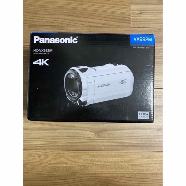 【新品未使用未開封】Panasonic 4Kビデオカメラ HC-VX992M-W