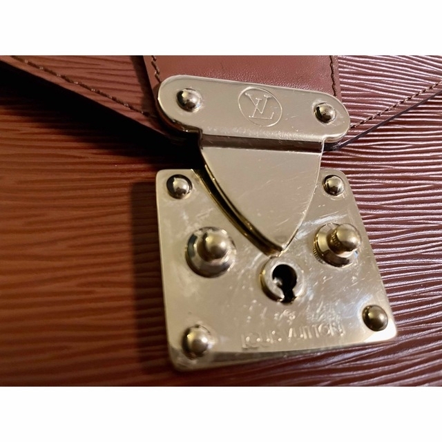 ○#○ ルイヴィトン LOUIS VUITTON ビジネスバッグ 肩紐・鍵付き・布袋