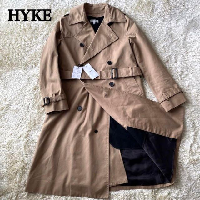 送料無料/即納】 HYKE ハイク トレンチコート ライナー付 羊毛 ベルト