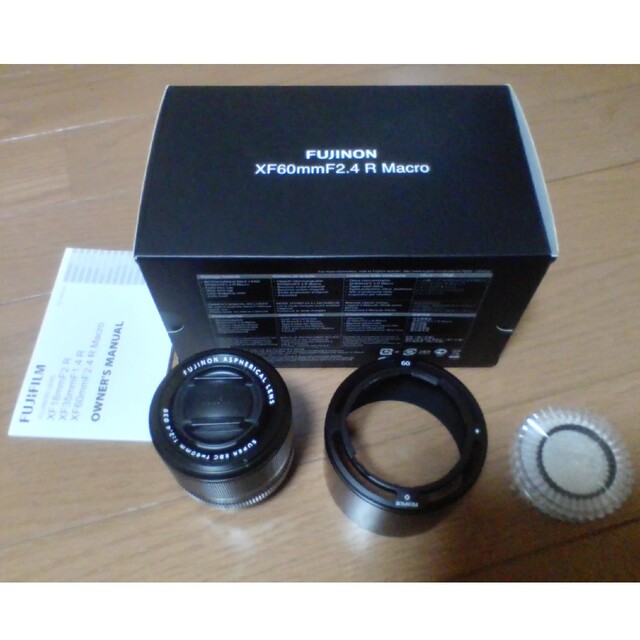 人気満点 美品 富士フイルム XF 60mm F2.4 小型軽量!2本のマクロ 写真