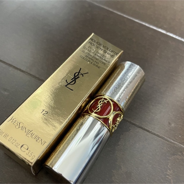 Yves Saint Laurent Beaute(イヴサンローランボーテ)のイヴ・サンローラン ルージュ ヴォリュプテ シャイン 12 コスメ/美容のベースメイク/化粧品(口紅)の商品写真