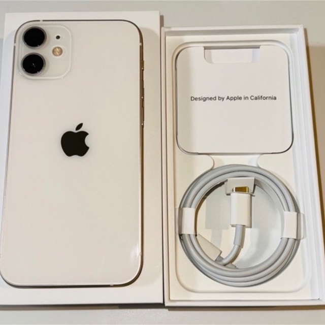 iPhone12 mini 64GB White SIMロック解除品スマートフォン本体