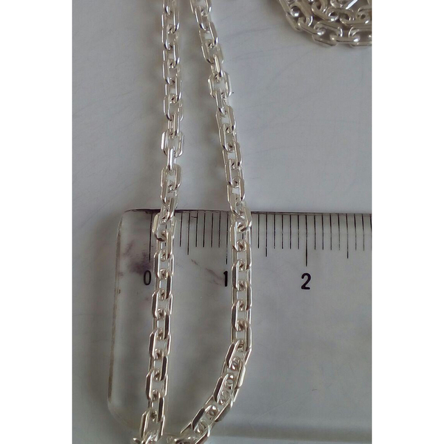 新品 細角 シルバー925 silver925 チェーン ネックレス