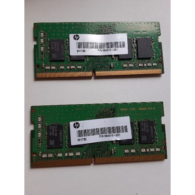 RAM DDR4 16G 美品 稼働品 (8*2) 1