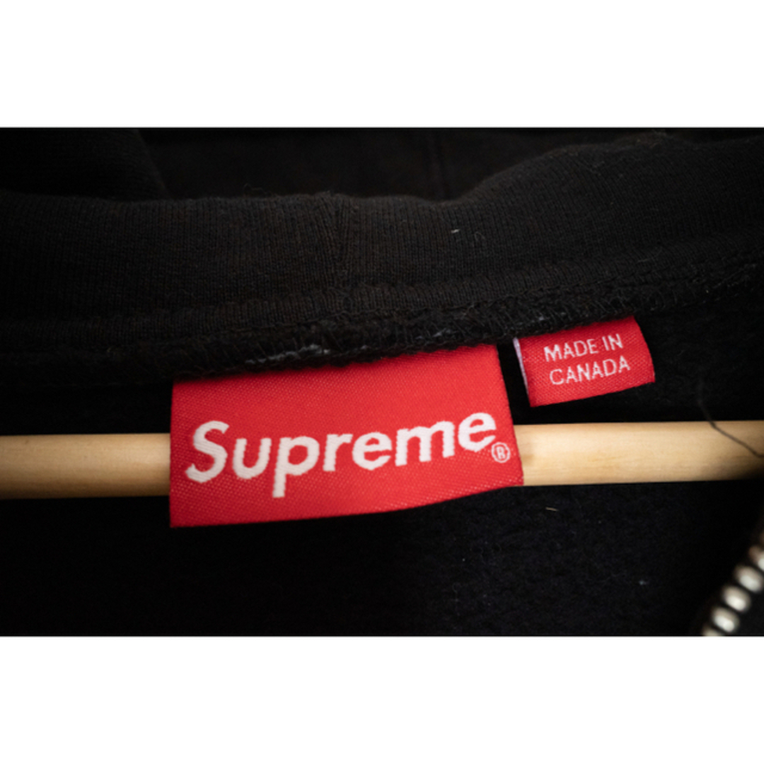 2014aw Supreme Tape Logo Zip Up Hooded L