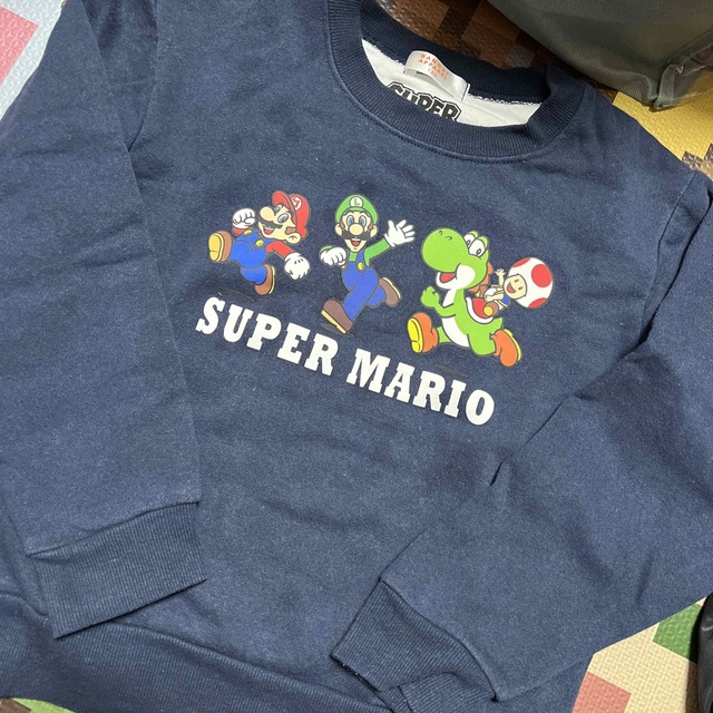 マリオ　トレーナー　130 キッズ/ベビー/マタニティのキッズ服男の子用(90cm~)(Tシャツ/カットソー)の商品写真