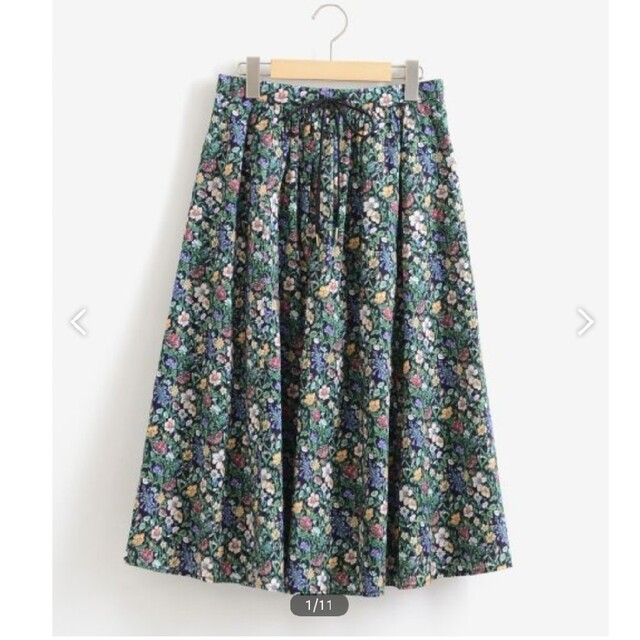 LA MARINE FRANCAISE(マリンフランセーズ)のリバティ　スカート　NIMES　マリンフランセーズ レディースのスカート(ひざ丈スカート)の商品写真