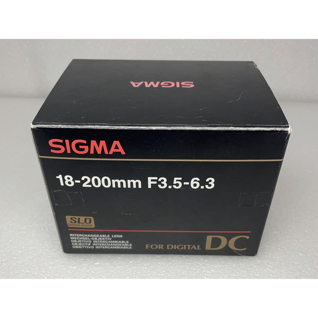シグマ　18-200mm F3.5-6.3 DC (ﾆｺﾝ AF)レンズ