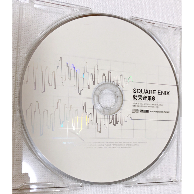 SQUARE ENIX(スクウェアエニックス)の【希少】スクエアエニックス効果音集「0〜4」 イベント限定品 エンタメ/ホビーのCD(ゲーム音楽)の商品写真