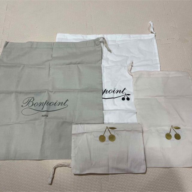 Bonpoint - ボンポワン 巾着袋 保存袋 巾着 4枚 セットの通販 by lavender｜ボンポワンならラクマ