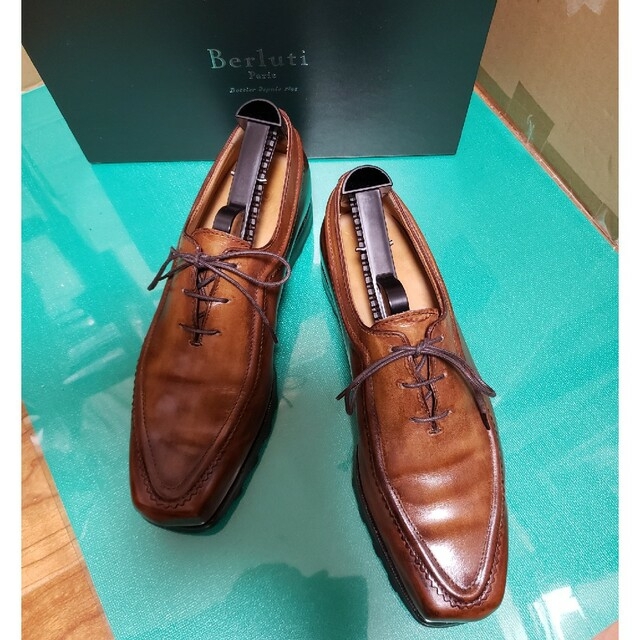 Berluti(ベルルッティ)のベルルッティ　Berluti　ウルティマ　ピカソ　ブラウン　7 メンズの靴/シューズ(ドレス/ビジネス)の商品写真