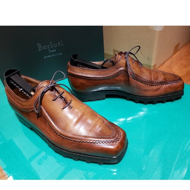 Berluti(ベルルッティ)のベルルッティ　Berluti　ウルティマ　ピカソ　ブラウン　7 メンズの靴/シューズ(ドレス/ビジネス)の商品写真