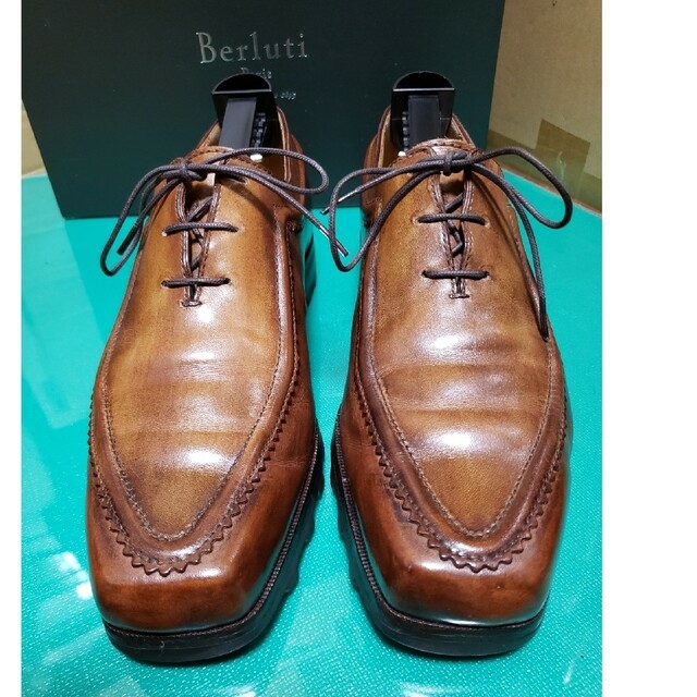 Berluti(ベルルッティ)のベルルッティ　Berluti　ウルティマ　ピカソ　ブラウン　7 メンズの靴/シューズ(ドレス/ビジネス)の商品写真