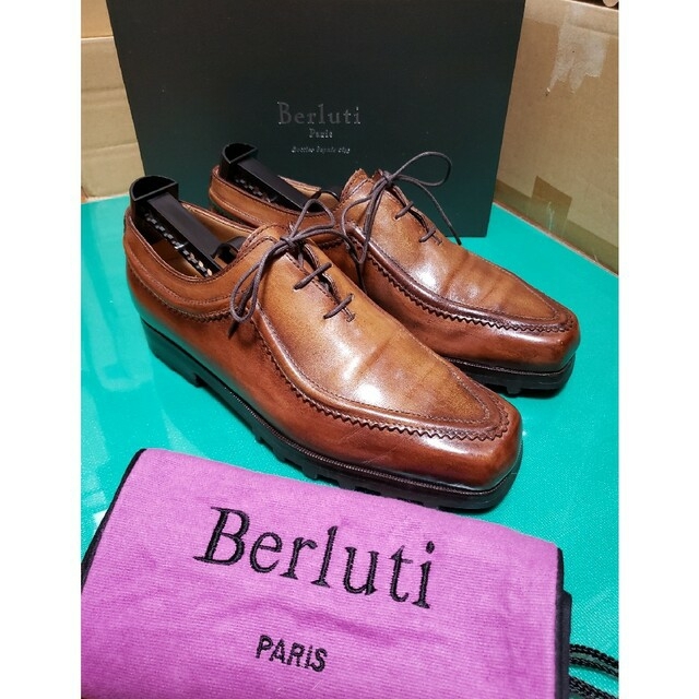 ベルルッティ　Berluti　ウルティマ　ピカソ　ブラウン　7