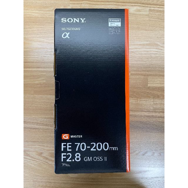 SONY(ソニー)の新品ソニー FE70-200 F2.8 GM OSS Ⅱ SEL70200GM2 スマホ/家電/カメラのカメラ(レンズ(ズーム))の商品写真