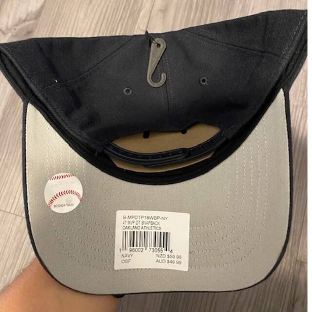 47 Brand(フォーティセブン)の47brand MVP オークランドアスレチックスサークルロゴ スナップバック メンズの帽子(キャップ)の商品写真