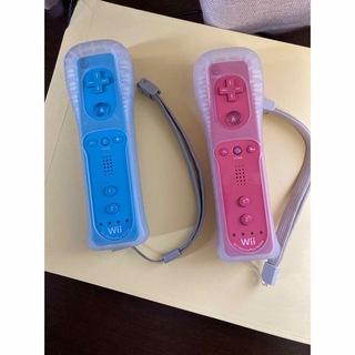 ウィーユー(Wii U)のWii WiiU用 リモコンプラスセット　ブルー ピンク(家庭用ゲーム機本体)