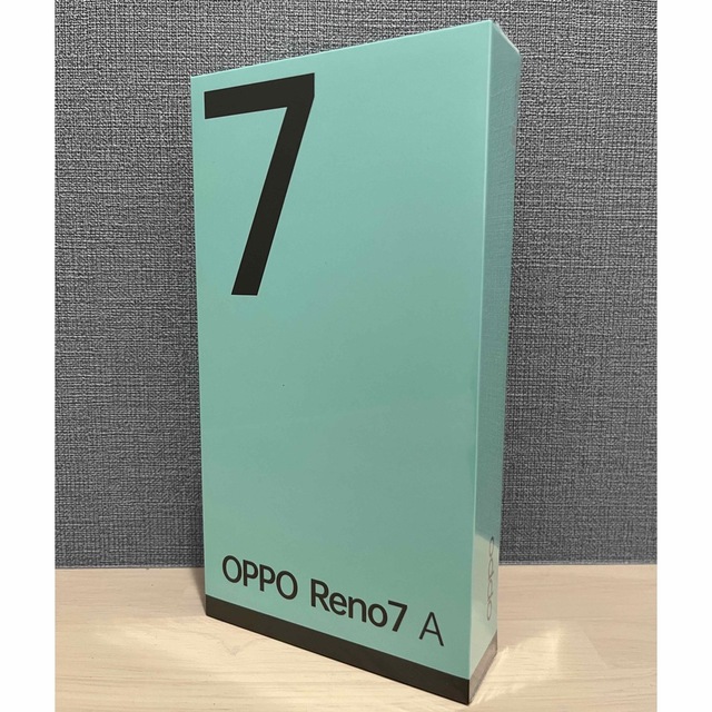 OPPO(オッポ)のOPPO Reno7a  ドリームブルー　新品未使用・未開封 スマホ/家電/カメラのスマートフォン/携帯電話(スマートフォン本体)の商品写真