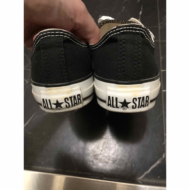 CONVERSE(コンバース)のコンバース オールスター 黒 ブラック ローカット 24.5cm レディースの靴/シューズ(スニーカー)の商品写真