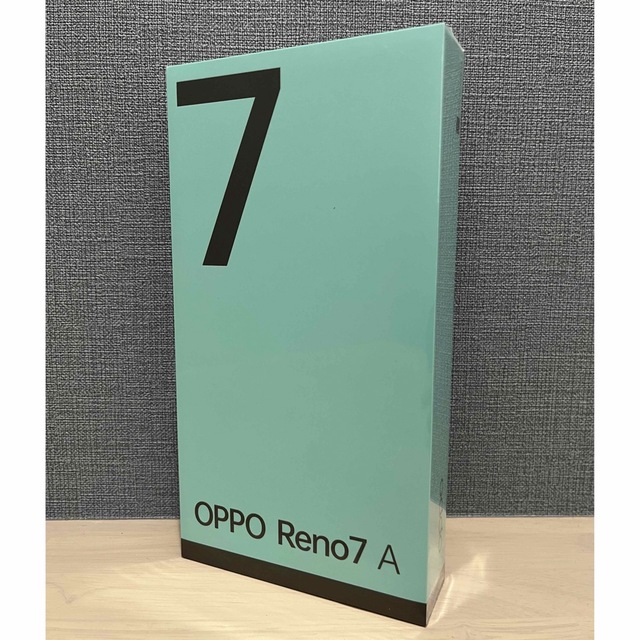 OPPO(オッポ)のOPPO Reno7a  スターリーブラック　新品未使用・未開封 スマホ/家電/カメラのスマートフォン/携帯電話(スマートフォン本体)の商品写真