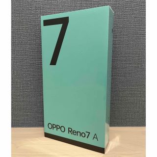 Oppo Reno 7a 未使用未開封　シュリンク付き　スターリーブラック