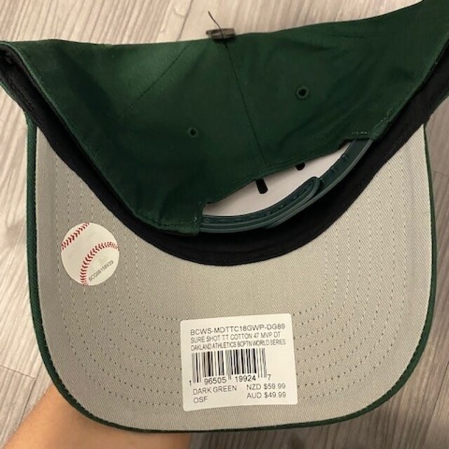 47 Brand(フォーティセブン)の47brand MVP オークランドアスレチックス ワールドシリーズ スナップ メンズの帽子(キャップ)の商品写真