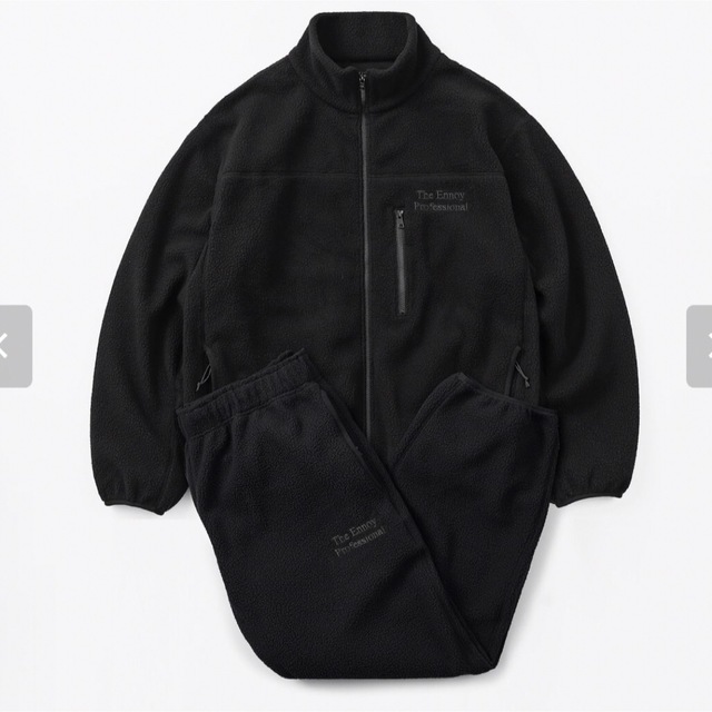 1LDK SELECT - ennoy Polartec City Fleece BLACK×BLACK