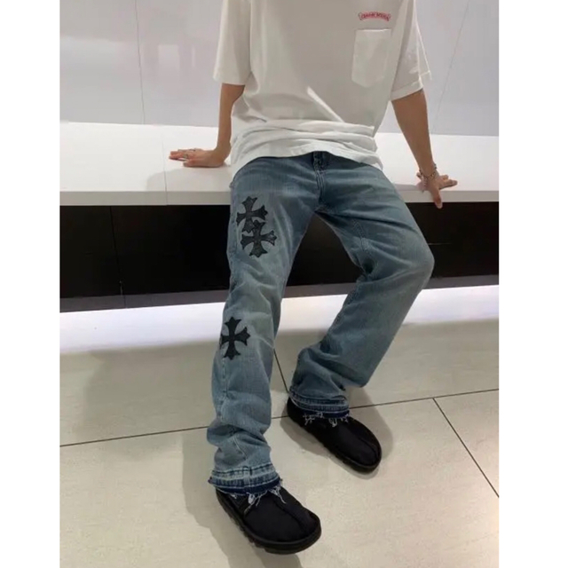 byrowen SILHOUETTE JEANS DENIM CROSS 30 メンズのパンツ(デニム/ジーンズ)の商品写真