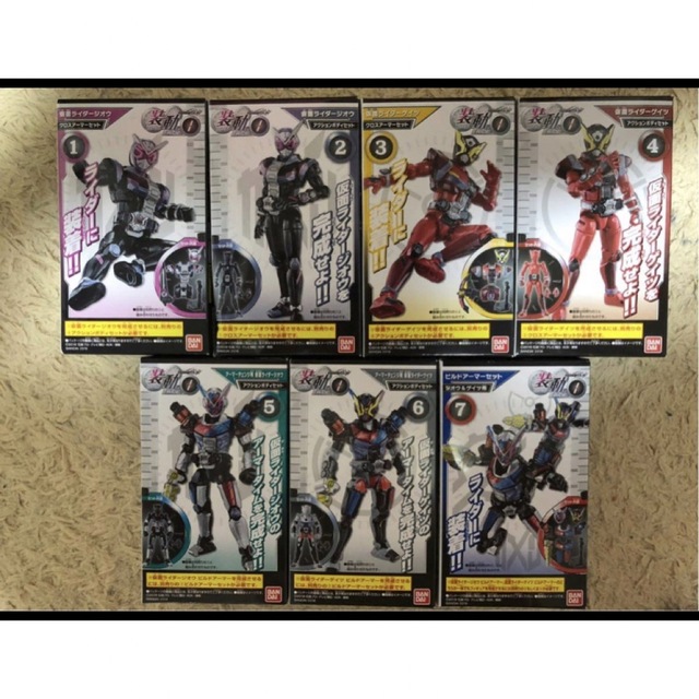 装動 RIDE 1 全7種類フルコンセット　仮面ライダージオウ　新品