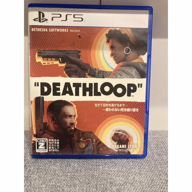 PlayStation(プレイステーション)のDEATHLOOP  デスループ　PS5 エンタメ/ホビーのゲームソフト/ゲーム機本体(家庭用ゲームソフト)の商品写真