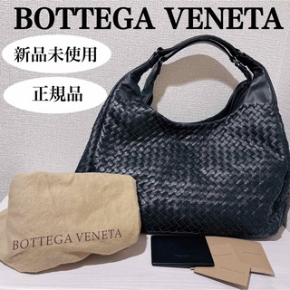 ボッテガヴェネタ(Bottega Veneta)のボッテガヴェネタ バッグ イントレチャート ナッパ ラージ カンパーナ ブラック(ハンドバッグ)
