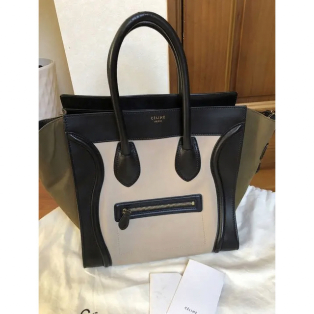 CELINE☆セリーヌ☆ラゲージミニショッパー☆ハラコレオパード柄☆限定品