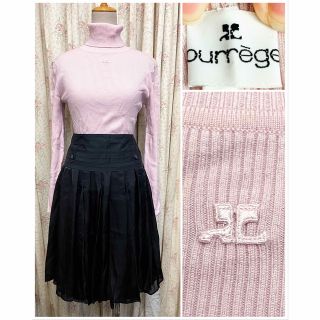 Courreges - ˗ˏˋcourregesˎˊ˗ジップアップニット 赤 ロゴの通販 by Courreges - ˗ˏˋcourregesˎˊ˗ジップアップニット 赤 ロゴの通販 by