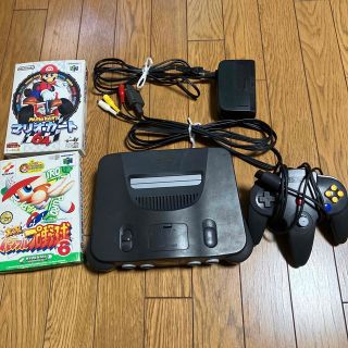 ニンテンドウ64(NINTENDO 64)のニンテンドー64 本体　セット(家庭用ゲーム機本体)