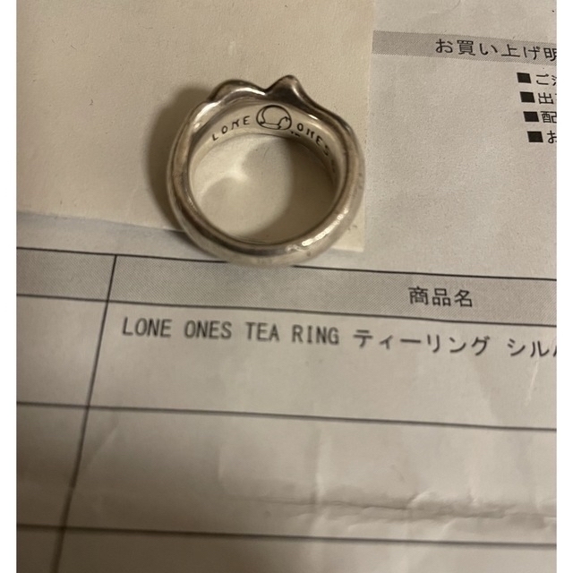 LONE ONES(ロンワンズ)のLONE ONES ロンワンズ TEA RINGティー リング メンズのアクセサリー(リング(指輪))の商品写真