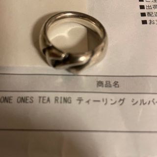 ロンワンズ(LONE ONES)のLONE ONES ロンワンズ TEA RINGティー リング(リング(指輪))