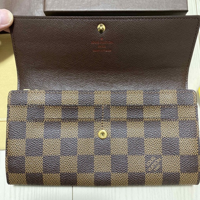 LOUIS VUITTON ルイ ヴィトン ポルトフォイユサラ ダミエ エベ