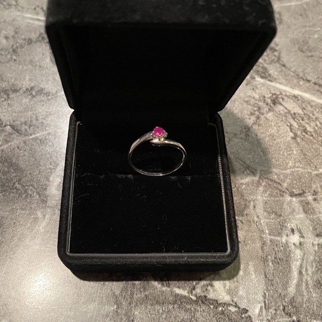 ルビーシルバーリング💍 レディースのアクセサリー(リング(指輪))の商品写真