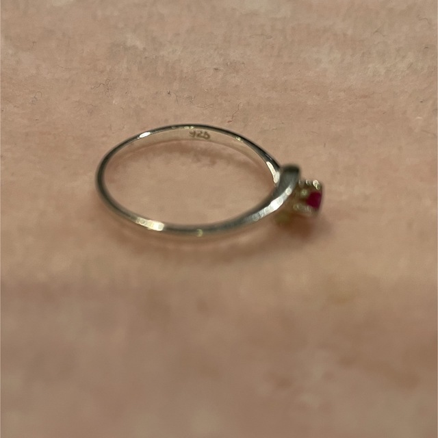 ルビーシルバーリング💍 レディースのアクセサリー(リング(指輪))の商品写真